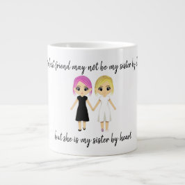 Schwestern nach Herz Jumbo-Tasse