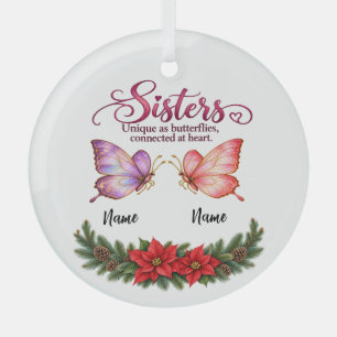 Schwestern-Schmuck für Weihnachten Ornament Aus Glas