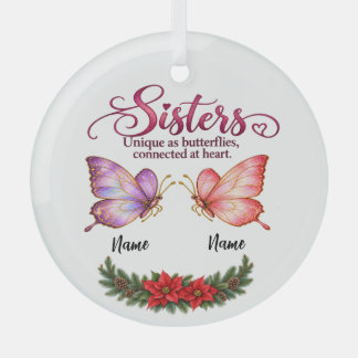 Schwestern-Schmuck für Weihnachten Ornament Aus Glas