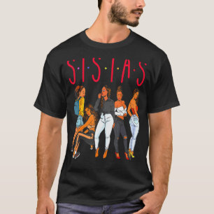 Schwestern Schwarze Mädchen Magie Spaß Melanin Fra T-Shirt