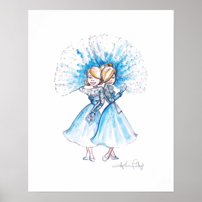 Schwestern, Schwestern Kunst von Heather French He Poster (Vorne)