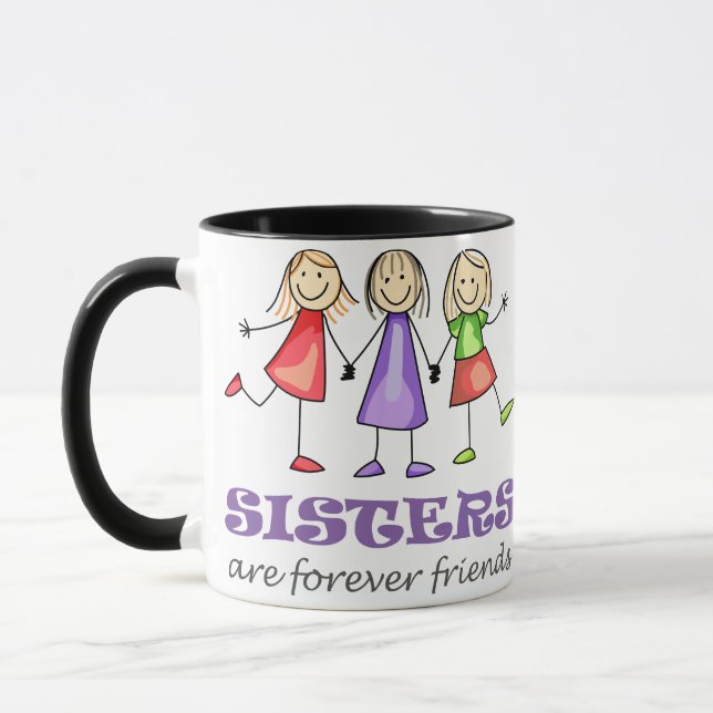 Schwestern sind für immer tasse (Links)