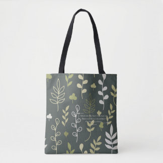 Schwestern sind wie Sterne floralgrün Tasche