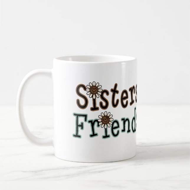 Schwestern u. Freunde Kaffeetasse (Links)