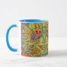 Schwestern überall blaue Tasse