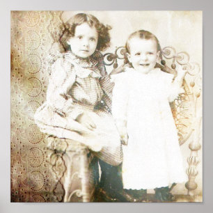 Schwestern und Spitzen Poster