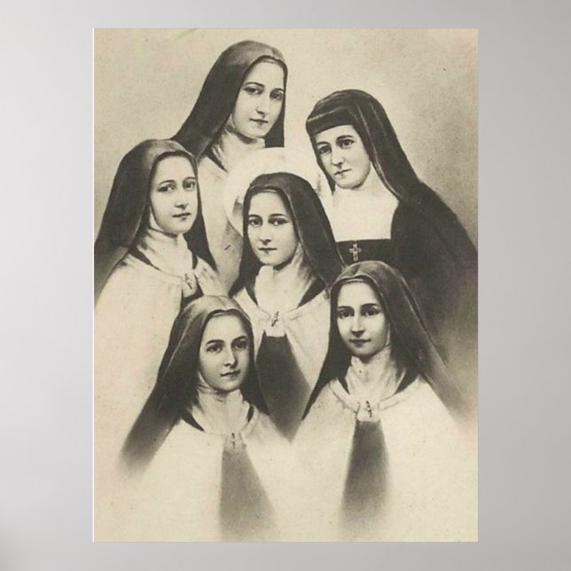 Schwestern von St. Therese von Lisieux Kleine Blum Poster (Vorne)