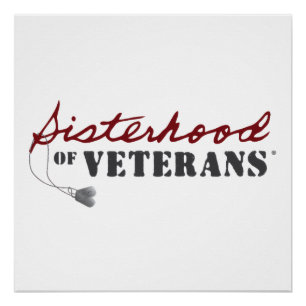 Schwestern von Veterans Military Pride Design Poster
