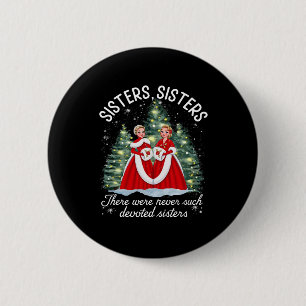 Schwestern Weiße Weihnachten Film 1954 Xmas Schnee Button