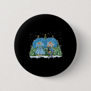 Schwestern Weiße Weihnachten Film 1954 Xmas Schnee Button