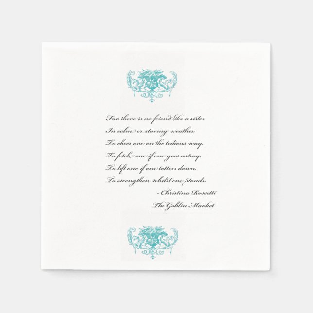 Schwesterncocktail Serviette (Vorderseite)