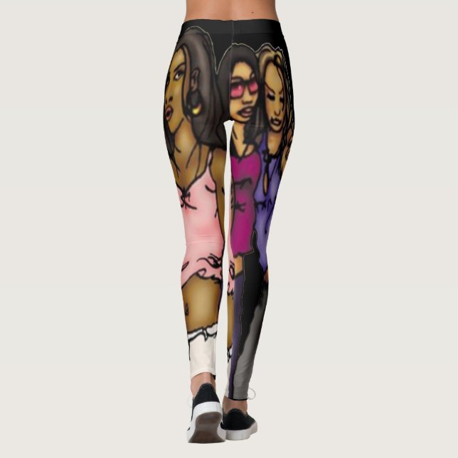 Schwesternde Leggings (Rückseite)