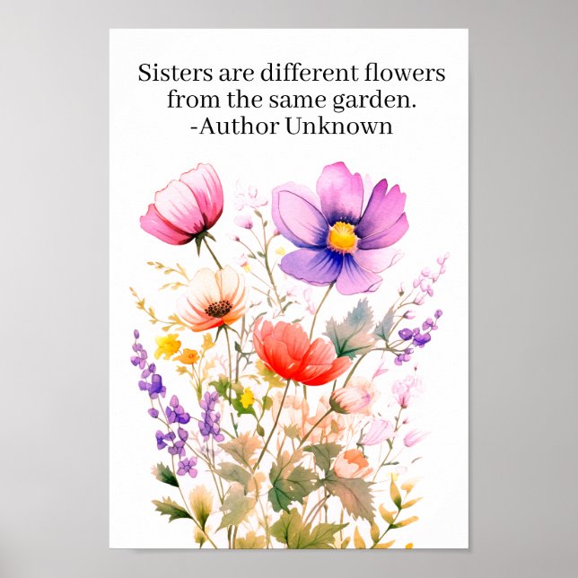 Schwesternposter-Kunstprint Poster (Vorne)