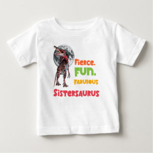 Schwesternsaurus Matching Schwestern Dino Squad De Baby T-shirt