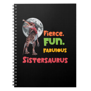Schwesternsaurus Matching Schwestern Dino Squad De Notizblock