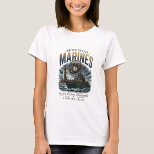 Schwesternschaft der United States Marines der Mee T-Shirt