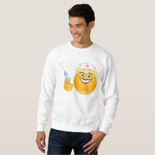 Schwesternschwester Emoji mens Sweatshirt