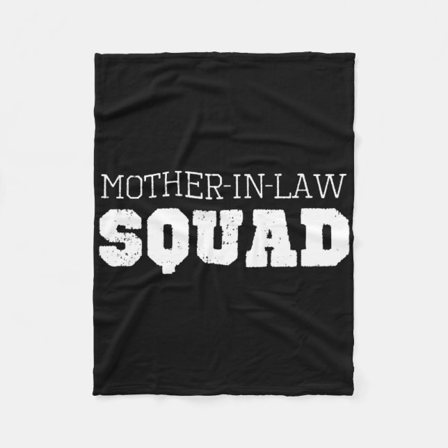 Schwiegermutter Cool Funny Fleecedecke (Vorderseite)