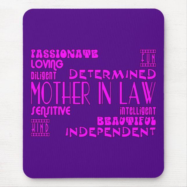 Schwiegermutter-Geburtstage u. Hochzeiten: Mousepad (Vorne)