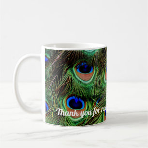Schwiegermutter-Geschenk Pfauen-Tasse Kaffeetasse