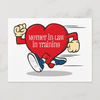 Schwiegermutter in der Ausbildung Postkarte
