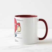 Schwiegermutter in der Trainings-Tasse