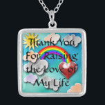 Schwiegermutter - Sterling Silber Versilberte Kette<br><div class="desc">Danke,  dass du die Liebe meines Lebens angesprochen hast! Diese Geschenkhalskette ist der perfekte Weg,  Ihrer Schwiegermutter zu zeigen,  dass Sie sie Liebe gegeben haben.</div>