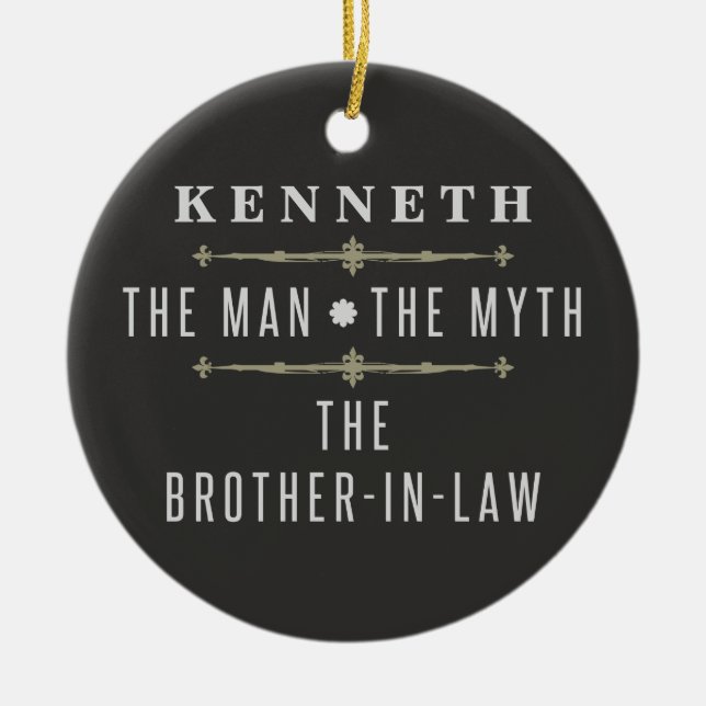 Schwiegersohn der Mann, der Mythos Keramik Ornament (Vorne)