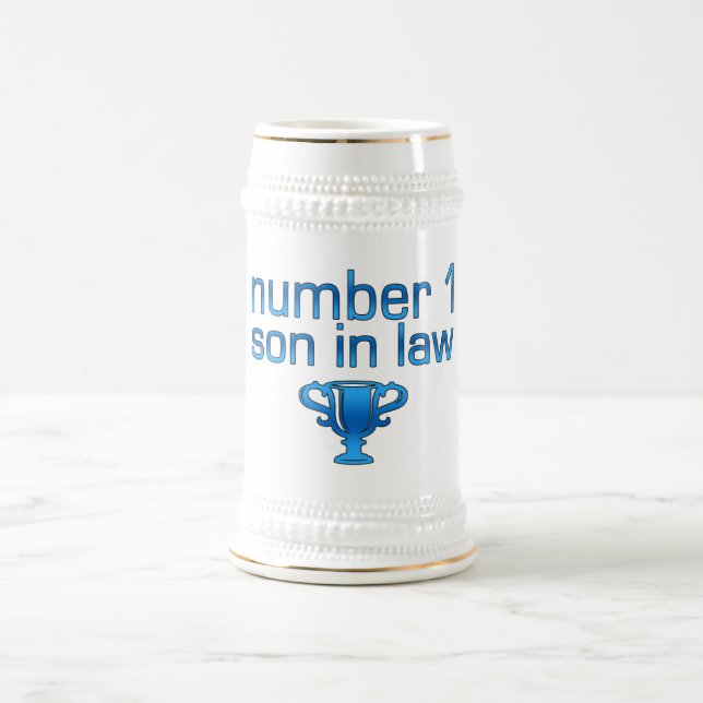Schwiegersohn der Nr.-1 Bierglas (Mittel)