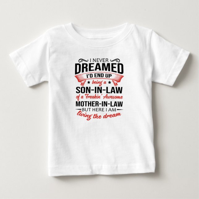 Schwiegersohn der phantastischen Schwiegermutter e Baby T-shirt (Vorderseite)