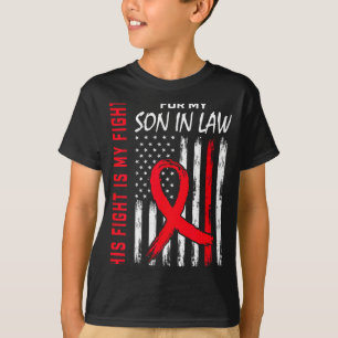Schwiegersohn-Herzkrankheit-Bewusstseinsmonats-Pro T-Shirt