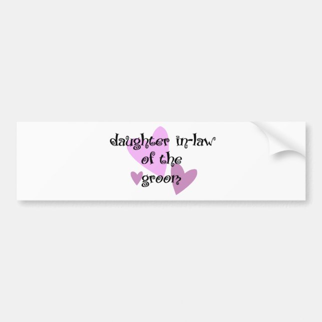 Schwiegertochter Autoaufkleber (Vorne)
