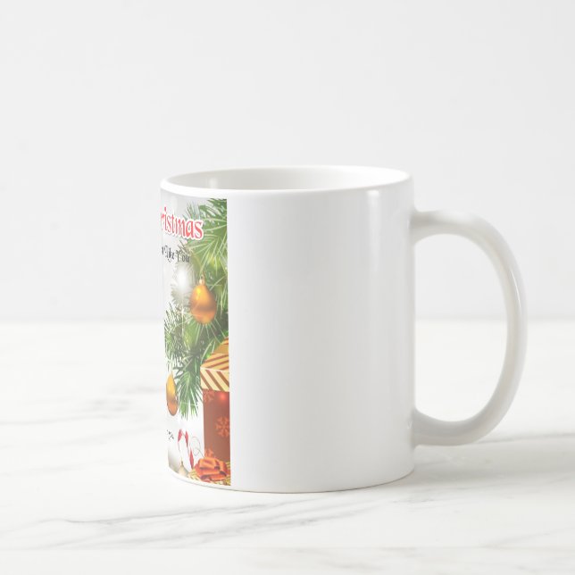 Schwiegertochter-Gedicht - Weihnachtsentwurf Kaffeetasse (Rechts)