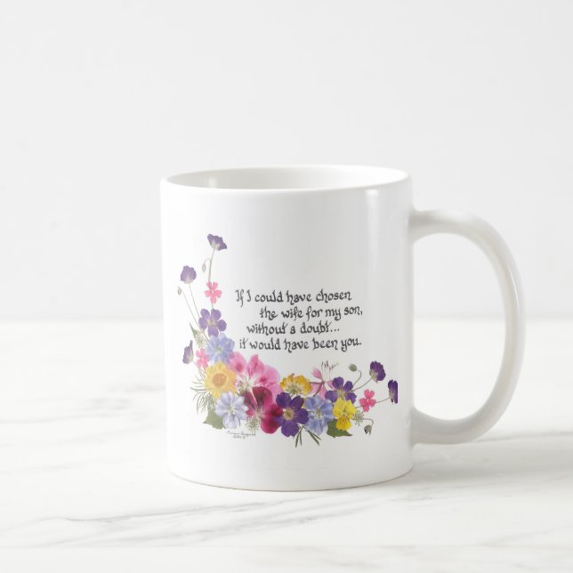Schwiegertochtergeschenk Kaffeetasse (Rechts)