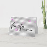 Schwiegervater Birthday Gray Gingham