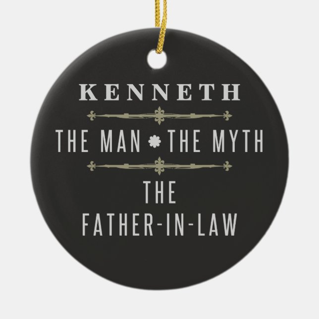 Schwiegervater der Mann, der Mythos Keramik Ornament (Vorne)