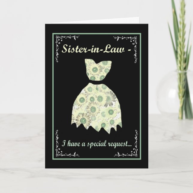 Schwiegervater - Trauzeugin - individuell anpassba Einladung (Vorderseite)