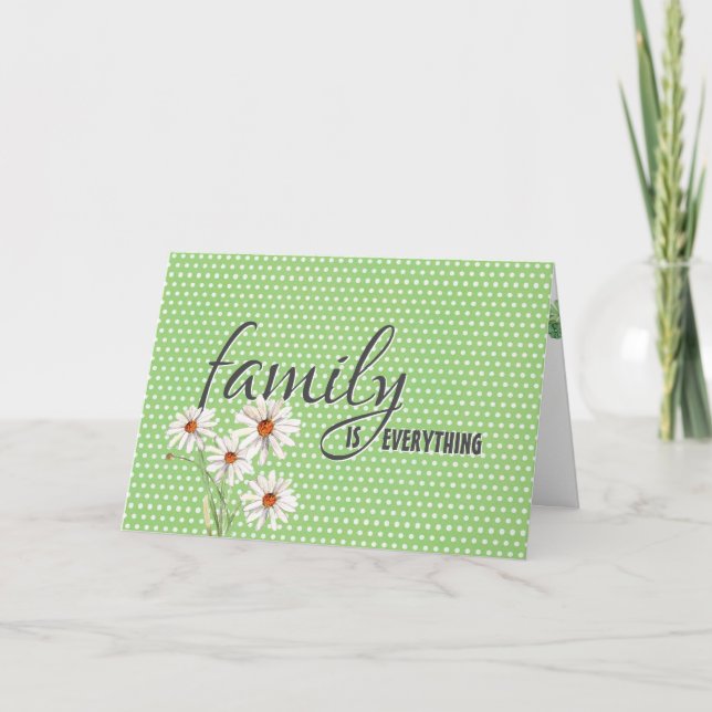 Schwiegervätertagen auf Polka Dots Karte (Vorderseite)
