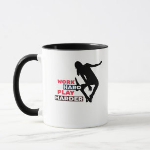 Schwierige Arbeit - so hart Skateboarder Classic Tasse