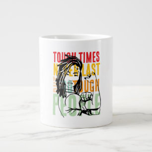 schwierige Zeiten, die nie überdauern, aber harte Jumbo-Tasse