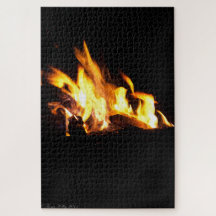 Schwieriges Feuer-Puzzlespiel