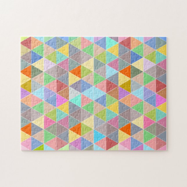 Schwieriges geometrisches Dreieck-Puzzle 252 pc (Horizontal)