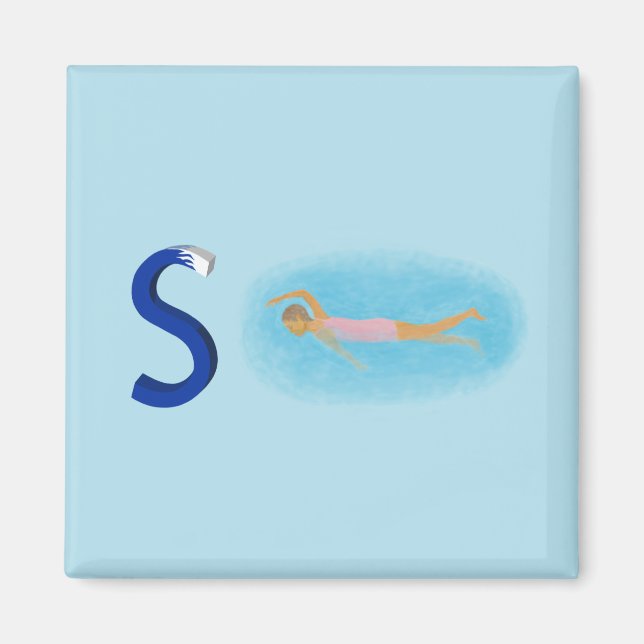 Schwimm Magnet (Vorne)