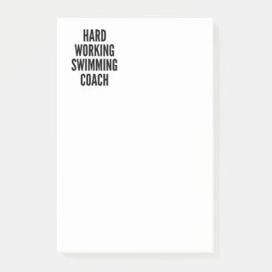 Schwimm-Trainer Post-it Klebezettel