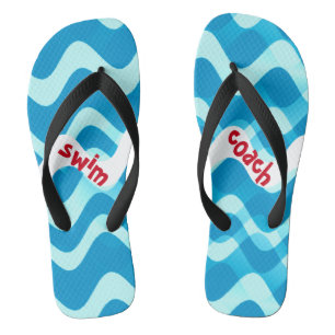 Schwimm-Trainerinnen oder Männer Flip Flops