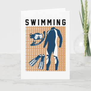 Schwimm- und Schwimmbekleidung Karte
