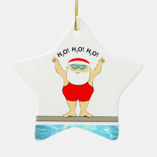 Schwimm-Urlaubsgeschenke Keramik Ornament