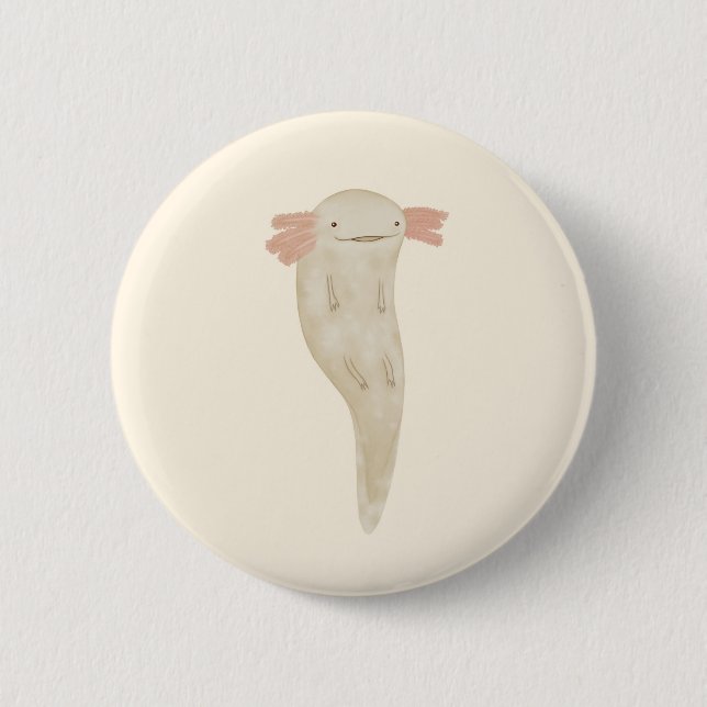 SchwimmAxolotl Button (Vorderseite)