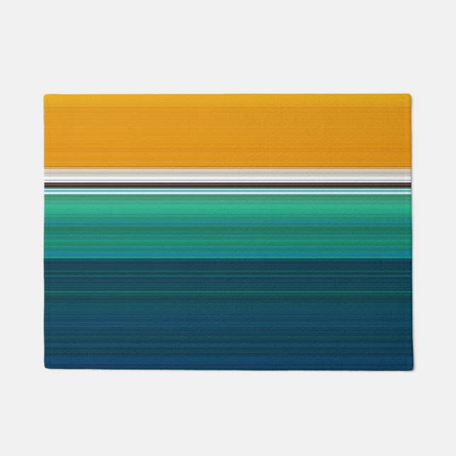 Schwimmbad Abstrakte Kunst Fußmatte (Vorderseite)