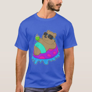 Schwimmbad Aufblasbarer Schwimmer Sommer T-Shirt